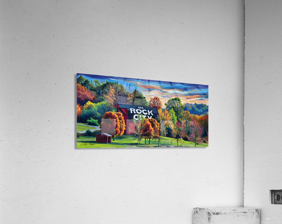 Rock City Barn Acrylic Print