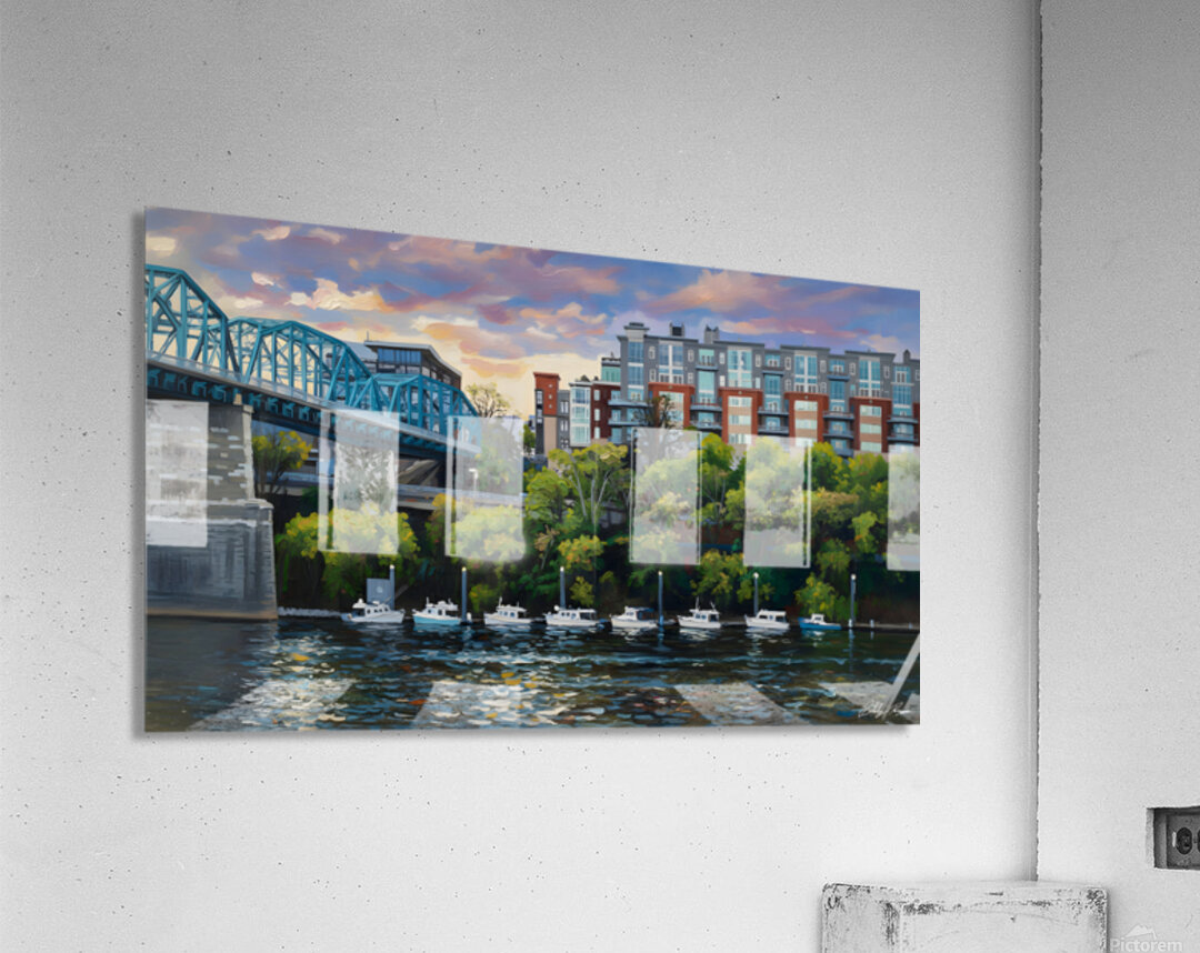 On The River Acrylic Print