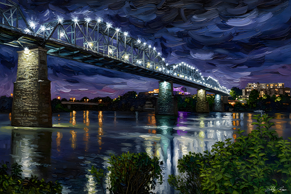 Chattanooga bridge Print