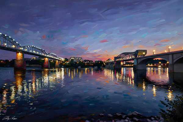 Between The Bridges Print