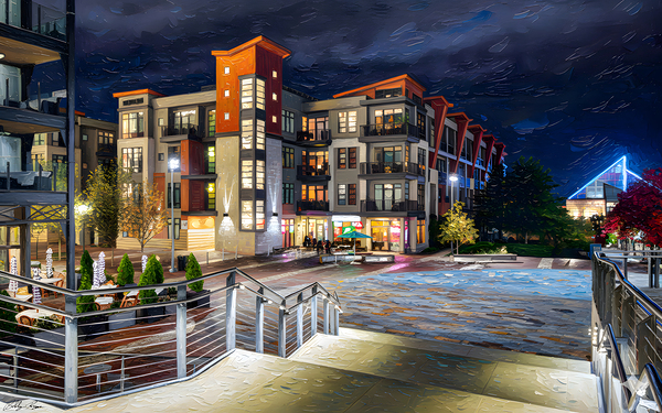 Walnut Walkway Print