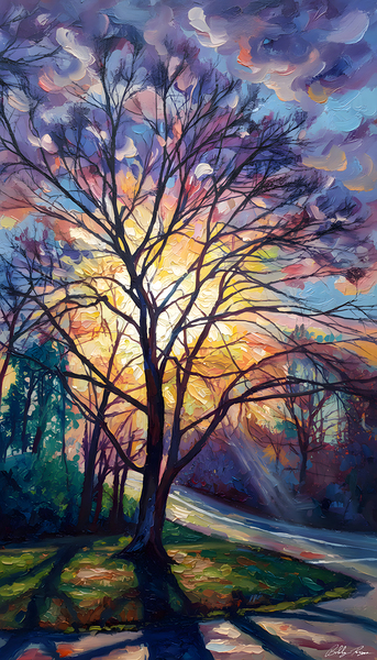 Through The Tree Print