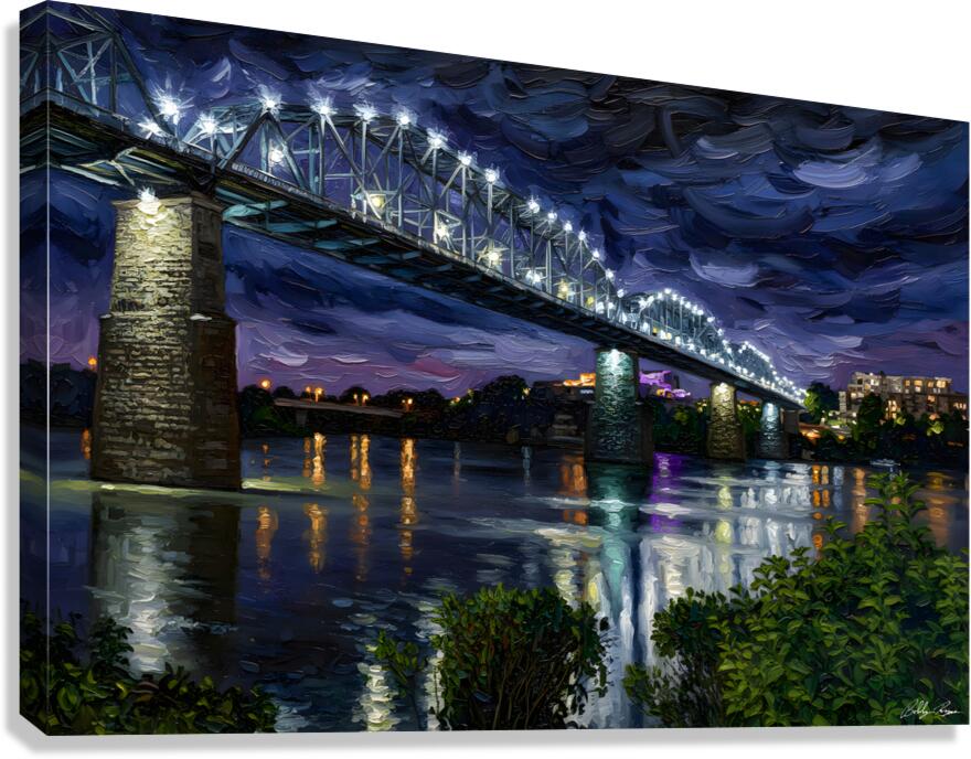 Chattanooga bridge Canvas Print