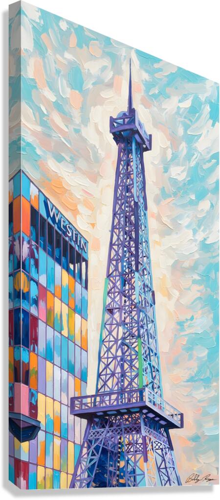 Westin Eiffel Tower Canvas Print