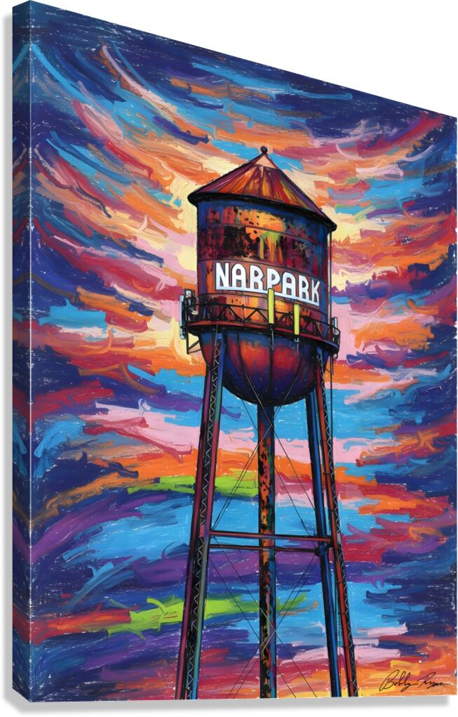 Water Tower Canvas Print