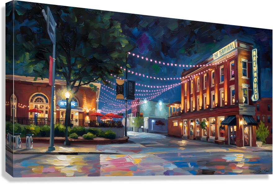 Station Street Canvas Print