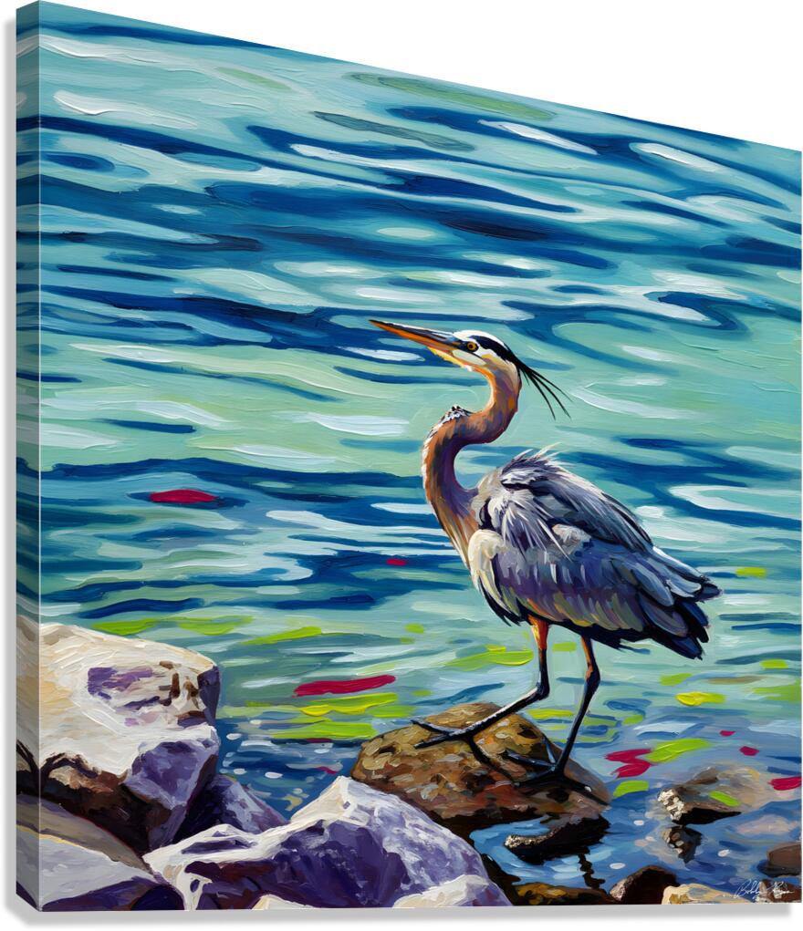 Great Blue Heron Canvas Print