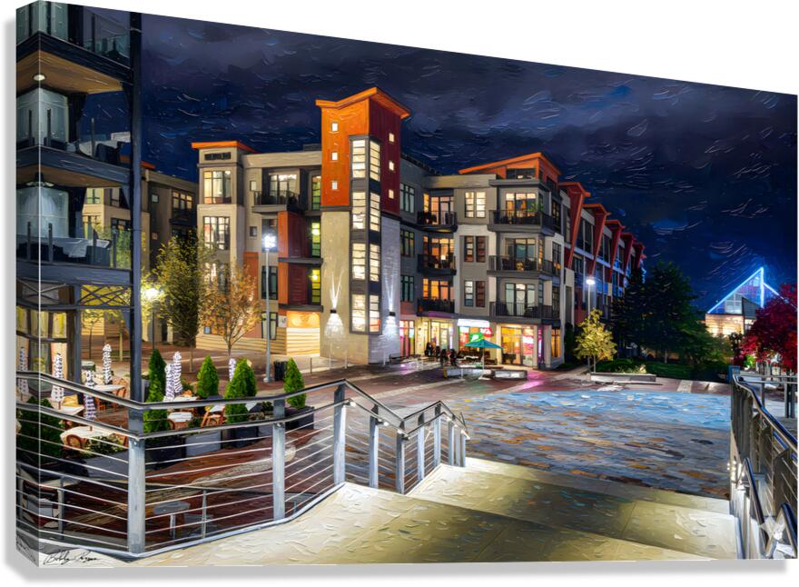 Walnut Walkway Canvas Print