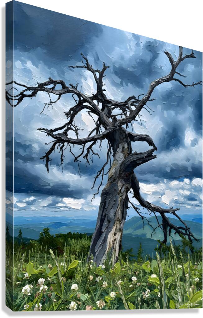 Ghost Valley Tree Canvas Print
