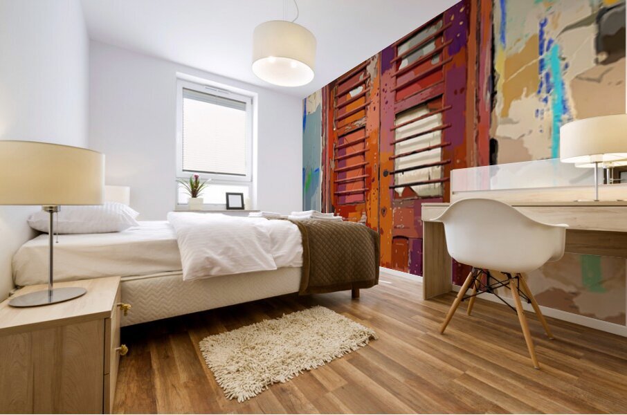 The Door Mural print