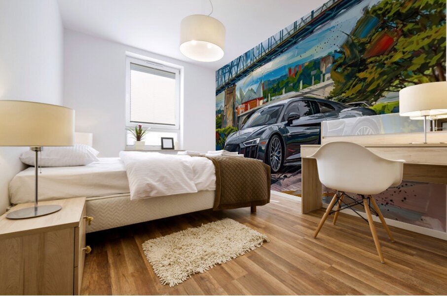 Audi R8 Mural print