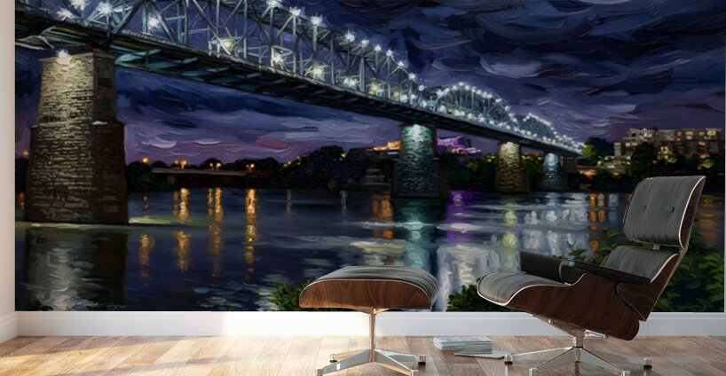 Chattanooga bridge Wall Murals