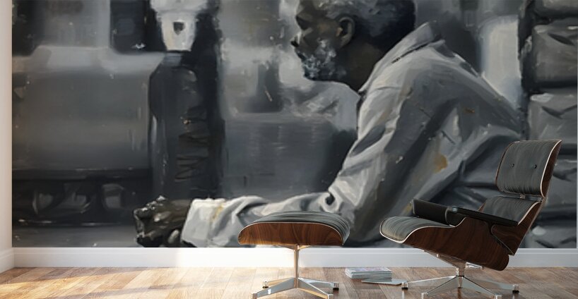 Man On The Corner Wall Murals