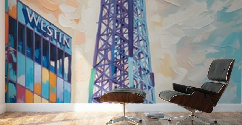 Westin Eiffel Tower Wall Murals