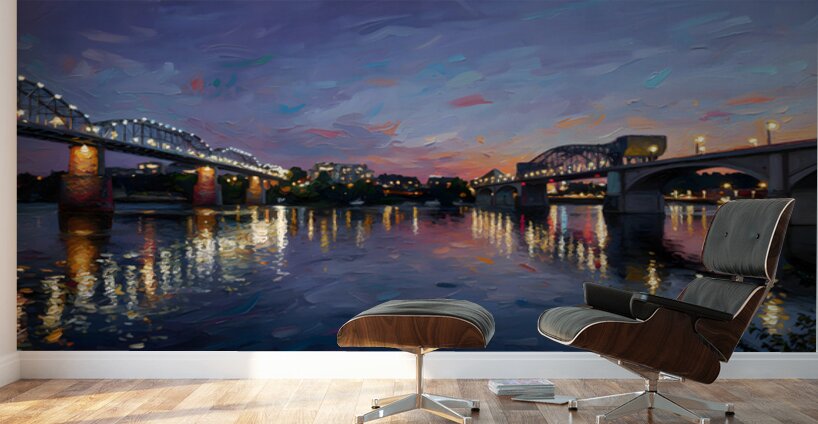 Between The Bridges Wall Murals