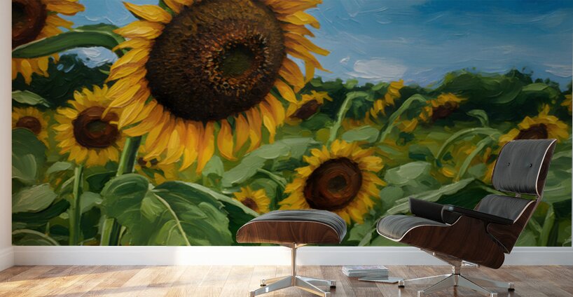 Sunflower Wall Murals