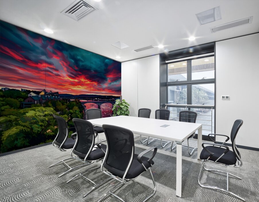 Fire In The Sky Wall Printing