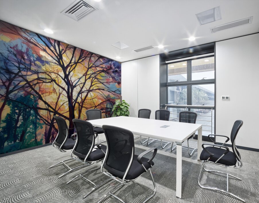 Through The Tree Wall Printing