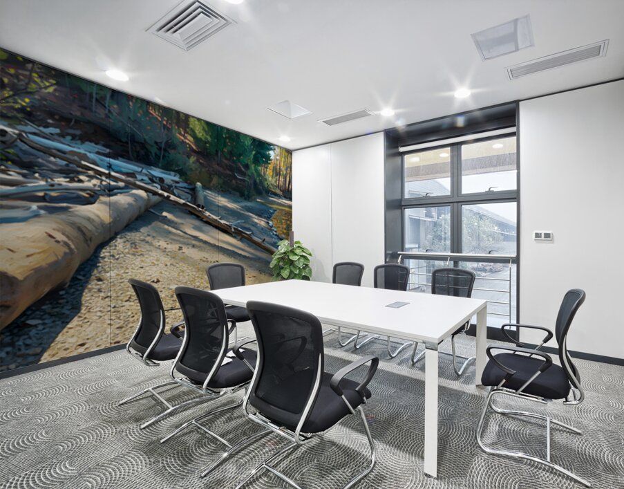 Along The Lake Wall Printing