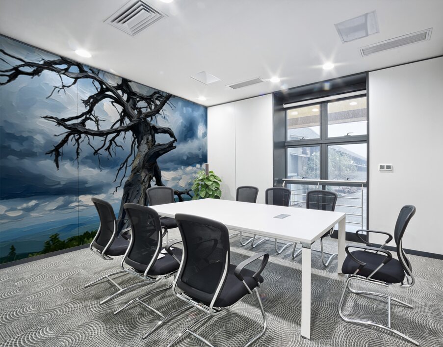 Ghost Valley Tree Wall Printing