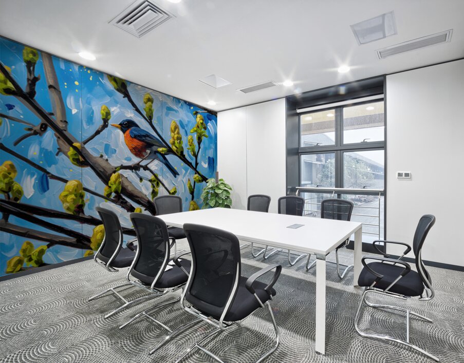 Bird In A Tree Wall Printing