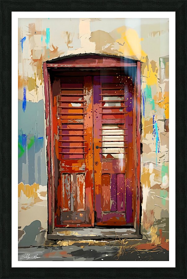 The Door Picture Frame print