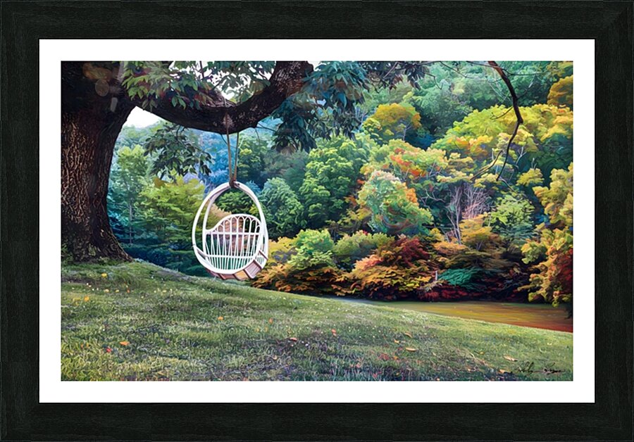 The Swing Picture Frame print