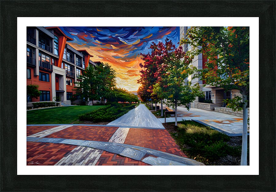 Walnut Street Picture Frame print