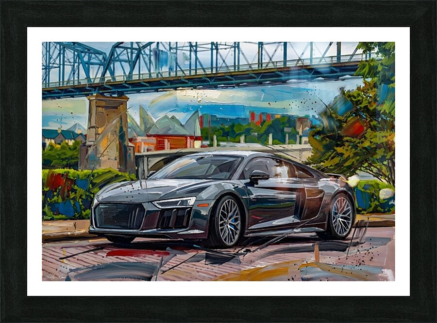 Audi R8 Picture Frame print