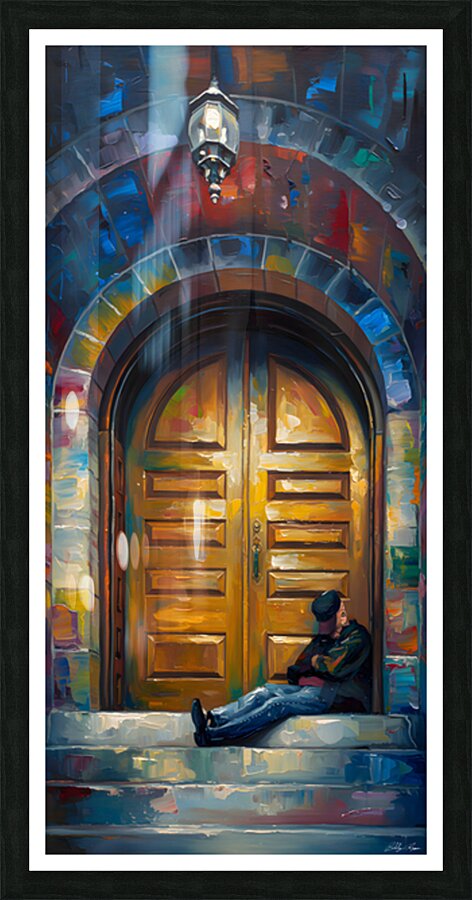 Waiting On God Picture Frame print