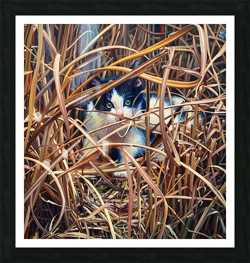 Kitty Picture Frame print