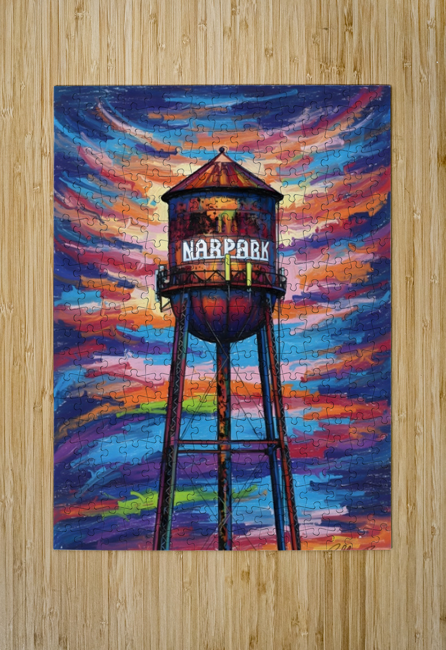 Water Tower Bobby Ryan Puzzle printing