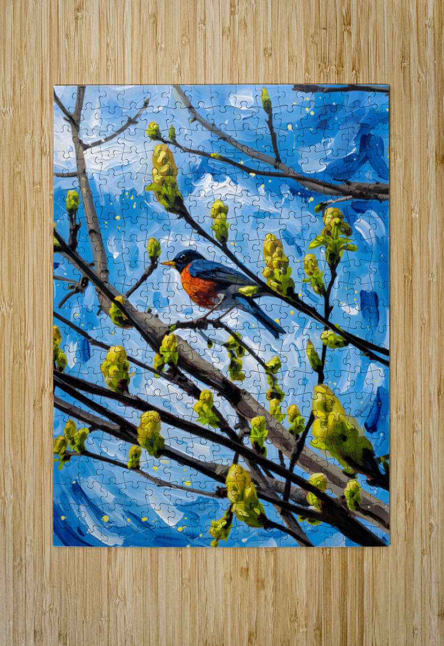 Bird In A Tree Bobby Ryan Puzzle printing