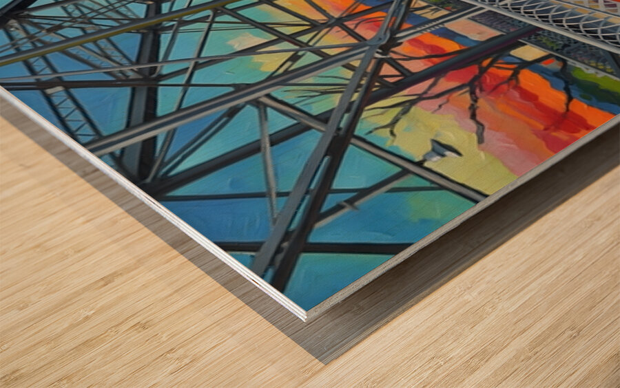 Bridge Of Color Wood print